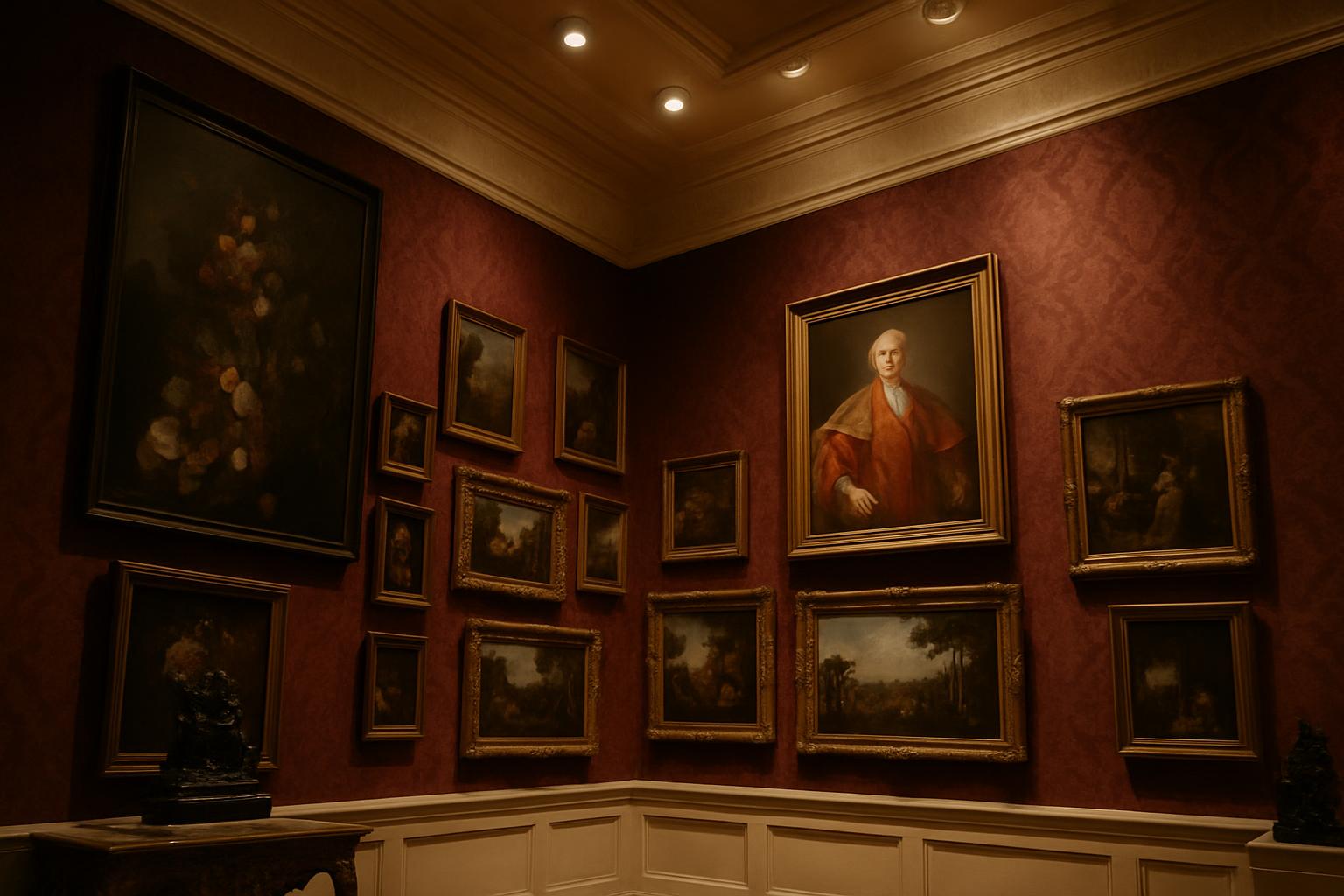 Gallery corridor wall wash