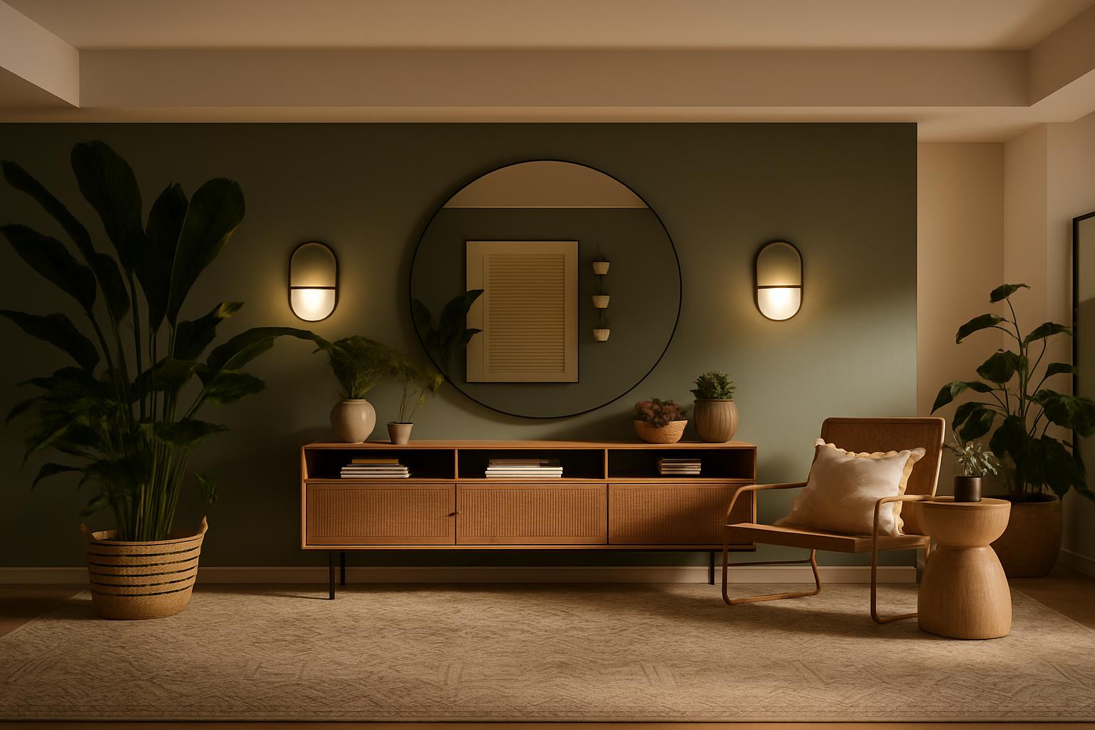Evening interior wash